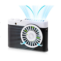 Avis YP Select Creative Multi-fonction Rechargeable Portable Mini Ventilateur Petit Personnel USB Bureau Ventilateur Portable Table De Bureau Ventilateur De Refroidissement-Noir