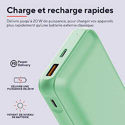 Acheter SANAG Redoh Batterie Externe 20000Mah Charge Rapide 20W, Pd 18W Usb-C, Qc 3.0 Usb, 50% Plastiques Recyclés, Câble Inclus, Power Bank Chargeur Iphone, Ipad, Samsung, Xiaomi, Tablette - Vert