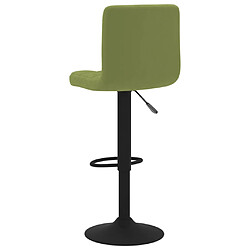 Acheter vidaXL Tabouret de bar Vert clair Velours