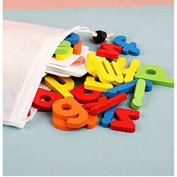 Avis Universal Mots en bois jeux d'orthographe Anglais 26 lettres reconnaissance lettres éducation préscolaire reconnaissance puzzle Montessori |