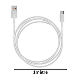 Avis Chargeur Secteur Rapide USB2 33W + Cable type C pour Oppo Find X2 Lite 6.4"/Oppo A72 4G 6.5" - Blanc - Visiodirect -