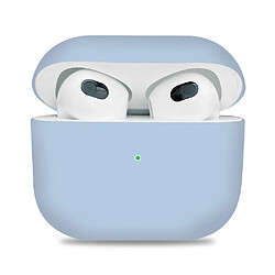 Coque en silicone séparable bleu clair pour votre Apple AirPods 3