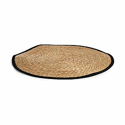 Gift Decor Tapis Noir Naturel 80 x 1 x 80 cm (10 Unités)