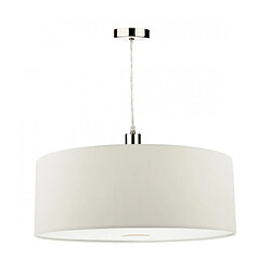 Luminaire Center Suspension Ronda blanc 1 ampoule 22cm