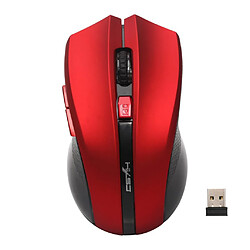 Acheter Souris sans fil usb 6 boutons 2.4g jeu optique 2400dpi réglable rouge