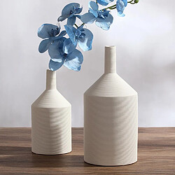 Acheter fil céramique fleur vase vase arrangement de fleurs pot de fleurs artisanat blanc