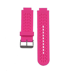 Wewoo Bracelet pour montre connectée Dragonne Sport en silicone Garmin Approach S2 / S4 Rose Rouge