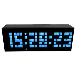 Télécommande multifonction Minuterie numérique lumineuse Horloge LED 6 bits à 5 segments - Bleu