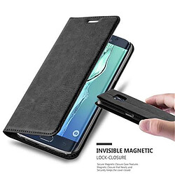 Cadorabo Coque Samsung Galaxy S6 EDGE Etui en Noir