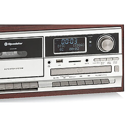 Acheter Platine Vinyle Vintage Radio DAB/DAB+/FM, Lecteur CD-MP3 Cassette, Bluetooth USB, , Bois, Roadstar, HIF-8892D+BT