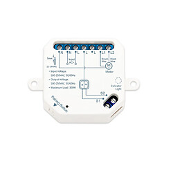 Acheter Ledkia Interrupteur WiFi Volets Roulants Automatiques Blanc