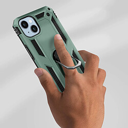 Avis Avizar Coque pour iPhone 14 Plus Hybride Antichoc Bague de maintien Support Vidéo vert