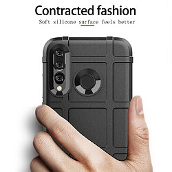 Wewoo Coque Étui de protection en silicone antichoc et robuste pour Huawei P Smart + 2019 noir