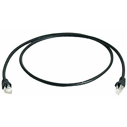 Telegärtner Telegartner MP8 FS 500 - Patch-Kabel - RJ-45 (M) - RJ-45 (M) - 25cm - SFTP - CAT 6a - verseilt, mit Knickschutz - Schwarz (L00000A0235)