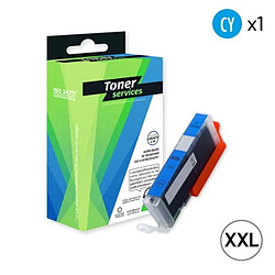 TONER SERVICES Compatible Canon CLI581XXL Cartouche Cyan 1995C001