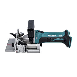 Makita DPJ 180 G1J 18 V Machine à rainurer sans fil 18 V 100 mm + 1x Batterie 6,0 Ah + Makpac - sans chargeur