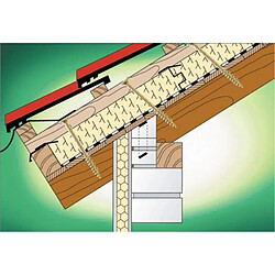 Spax Vis à tête disque Wirox filetage partiel torx zingué blanc grande longueur, Ø 8 mm, longueur 140 mm, boîte de 50