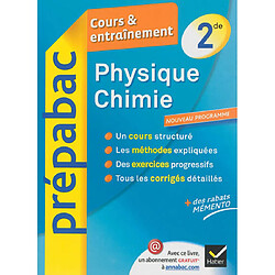 Physique chimie 2de : cours & entraînement : nouveau programme - Occasion