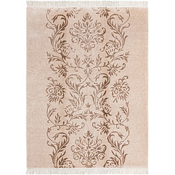 Vidal Tapis de laine 198x150 brun Darya