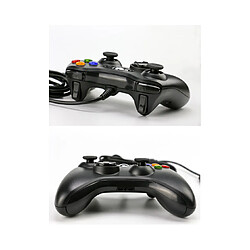 Acheter YP Select Manettes de jeu de câble USB de contrôleur filaire compatibles avec la console Microsoft Xbox 360 noire