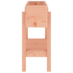 Maison Chic Jardinière,Lit surélevé de jardin - Bac à fleurs - pot de fleur 101x30x69 cm bois douglas massif -GKD39217 pas cher