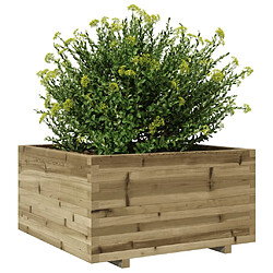 Avis vidaXL Jardinière 90x90x49,5 cm bois de pin imprégné