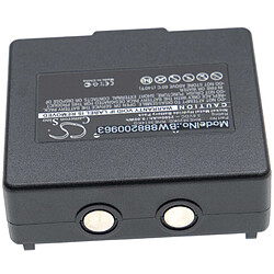 vhbw batterie compatible avec Hetronic Potain P-63418-95 télécommande remote control (2500mAh, 3.6V, NiMH)