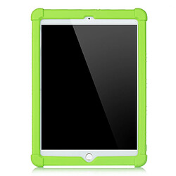 Coque en silicone Souple avec béquille vert pour votre Apple iPad Air (2020)/iPad Air 2/iPad 9.7 pouces (2017)/iPad 9.7 pouces (2018)