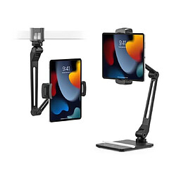 Twelve south Support pour iPad HoverBar Duo (2e génération) avec Bras Réglable en Aluminium Noir