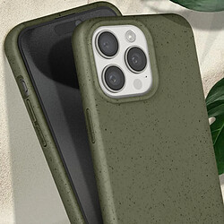 Acheter Avizar Coque cordon pour iPhone 15 Pro Silicone Recyclable Classic Case Bio Kaki