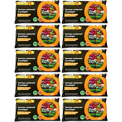 Fertilor Terreau universel et potager pleine terre ou bac 40 litres (Lot de 10) Lot de 10.