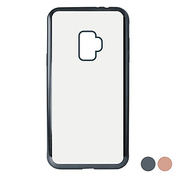 Totalcadeau Coque de protection compatbile Samsung Galaxy S9 Flex Metal TPU Flexible - Housse Couleur - Gris pas cher