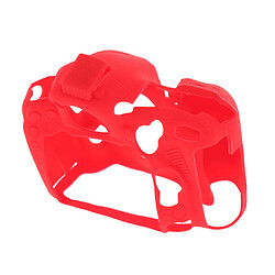 Coque de protection en silicone pour coque Nikon D500. rouge