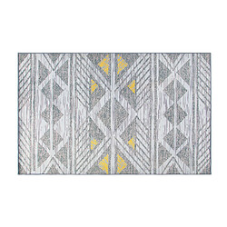 Acheter Beliani Tapis 200 x 140 cm gris et jaune KARGI