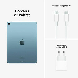 Apple iPad Air 10,9" Puce Apple M1 64 Go 5G 5ème génération 2022 Bleu - Reconditionné