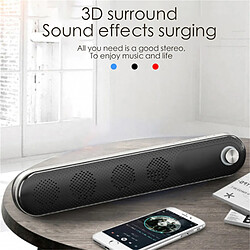 Universal Barre sonore Bluetooth sans fil Subwoofer stéréo Home Portable Smartphone Nouveau | Haut-parleurs portables (noir)