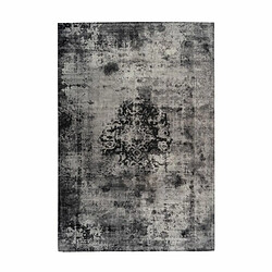 Paris Prix Tapis Rétro à Poils Courts Vintage Gris 140 x 200 cm