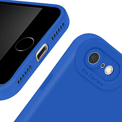 Acheter Avizar Coque pour iPhone 7 / 8 / SE 2020 / SE 2022 Silicone Protection Caméra Bleu