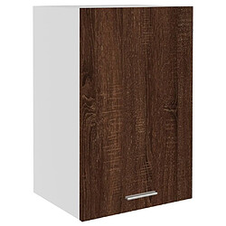 vidaXL Armoire suspendue Chêne marron 39,5x31x60 cm Bois d'ingénierie