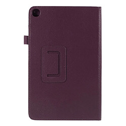 Etui en PU violet avec support pour votre Samsung Galaxy Tab A 10.1 (2019) SM-T510/SM-T515