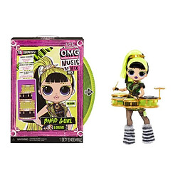 Lol Surprise L.O.L. Surprise OMG Remix Rock- Bhad Gurl and Drums - Poupée Mannequin 24cm