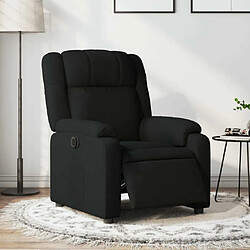 Maison Chic Fauteuil Relax pour salon, Fauteuil inclinable électrique Noir Tissu -GKD85166