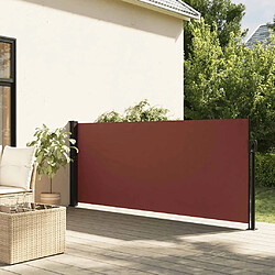 vidaXL Auvent latéral rétractable marron 100x300 cm