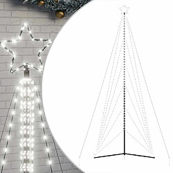 vidaXL Guirlande de sapin de Noël 861 LED blanc froid 480 cm