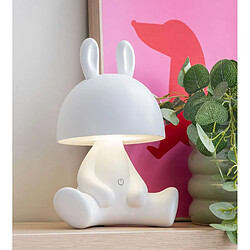 LEITMOTIV Lampe pour enfant Lapin - Blanc