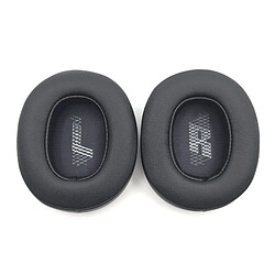 GUPBOO Coussinets d'oreille, Oreillette de Remplacement pour JBL E55BT Quincy E55BT Cache-oreilles Bluetooth Type A Imprimé LR, Noir