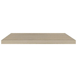 Avis vidaXL Étagère flottante murale chêne 80x23,5x3,8 cm MDF