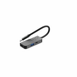 LINQ 3IN1 USB-C MULTIPORT HUB BLACK GREY pas cher