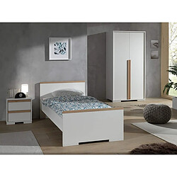 Avis Vipack LONDON Armoire 2 Portes Blanc mat