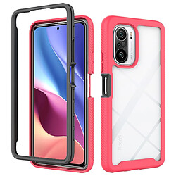 Coque en TPU + acrylique anti-rayures, antichoc, hybride rose pour votre Xiaomi Redmi K40/K40 Pro/Mi 11i/Poco F3/Mi 11X/Mi 11X Pro